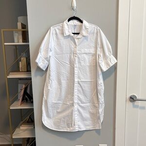 Old Navy White Shirt Dress